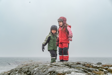 Load image into Gallery viewer, Didriksons Kids Biggles 6 Waterproof Cap (Navy)(Ages 0-8)