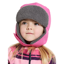 Load image into Gallery viewer, Didriksons Kids Biggles 6 Waterproof Cap (Sweet Pink)(Ages 0-8)