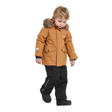 Load image into Gallery viewer, Didriksons Kids Bjärven 4 Hooded Waterproof Insulated Parka (Almond Tree)(Ages 3-10)