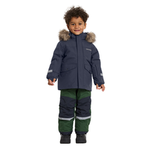 Load image into Gallery viewer, Didriksons Kids Bjärven 4 Hooded Waterproof Insulated Parka (Navy)(Ages 3-10)