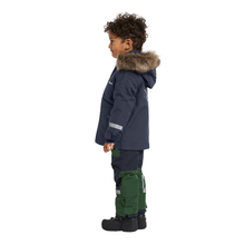 Load image into Gallery viewer, Didriksons Kids Bjärven 4 Hooded Waterproof Insulated Parka (Navy)(Ages 3-10)