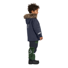 Load image into Gallery viewer, Didriksons Kids Bjärven 4 Hooded Waterproof Insulated Parka (Navy)(Ages 3-10)