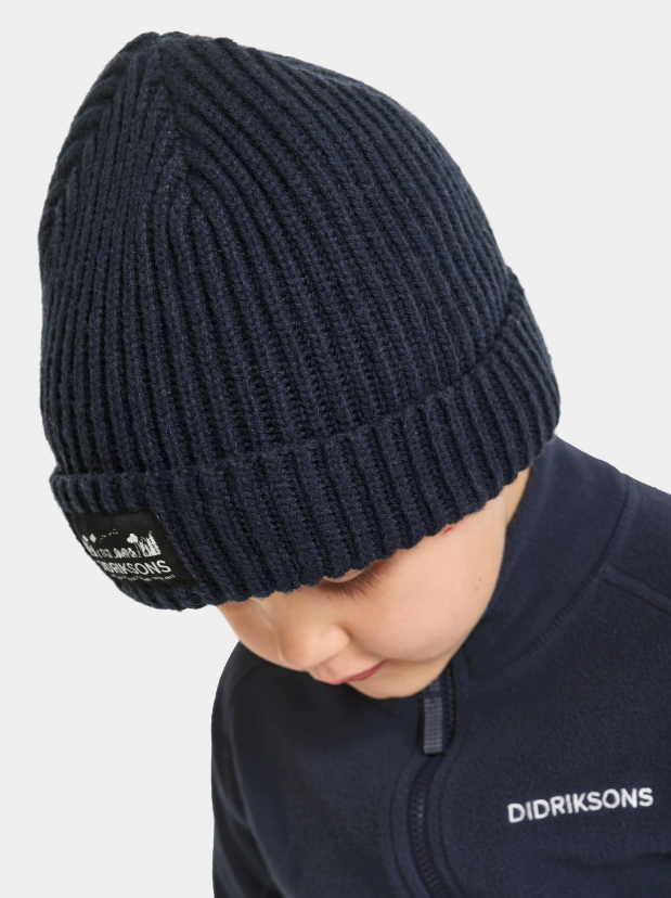 Didriksons Kids Bus Beanie Hat (Navy)