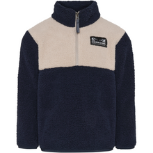 Load image into Gallery viewer, Didriksons Kids Gosig Half Zip Fleece Top (Navy)(Ages 12m-10y)