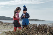 Load image into Gallery viewer, Didriksons Kids Monte 4 Half Snap Fleece Top (Cloud Blue)(Ages 12m-10y)