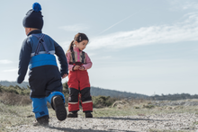 Load image into Gallery viewer, Didriksons Kids Monte 4 Half Snap Fleece Top (Cloud Blue)(Ages 12m-10y)