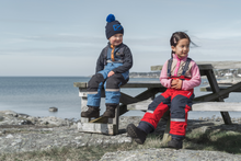 Load image into Gallery viewer, Didriksons Kids Monte 4 Half Snap Fleece Top (Cloud Blue)(Ages 12m-10y)