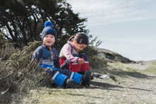 Load image into Gallery viewer, Didriksons Kids Monte 4 Half Snap Fleece Top (Cloud Blue)(Ages 12m-10y)