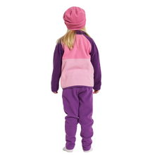 Load image into Gallery viewer, Didriksons Kids Monte 4 Half Snap Fleece Top (Light Heather Pink)(Ages 12m-10y)