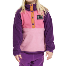 Load image into Gallery viewer, Didriksons Kids Monte 4 Half Snap Fleece Top (Light Heather Pink)(Ages 12m-10y)