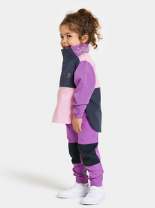 Didriksons Kids Lingon Windproof Pullover Anorak (Tulip Purple)