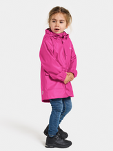 Load image into Gallery viewer, Didriksons Kids&#39; Jojo PU Waterproof Coat (Plastic Pink)
