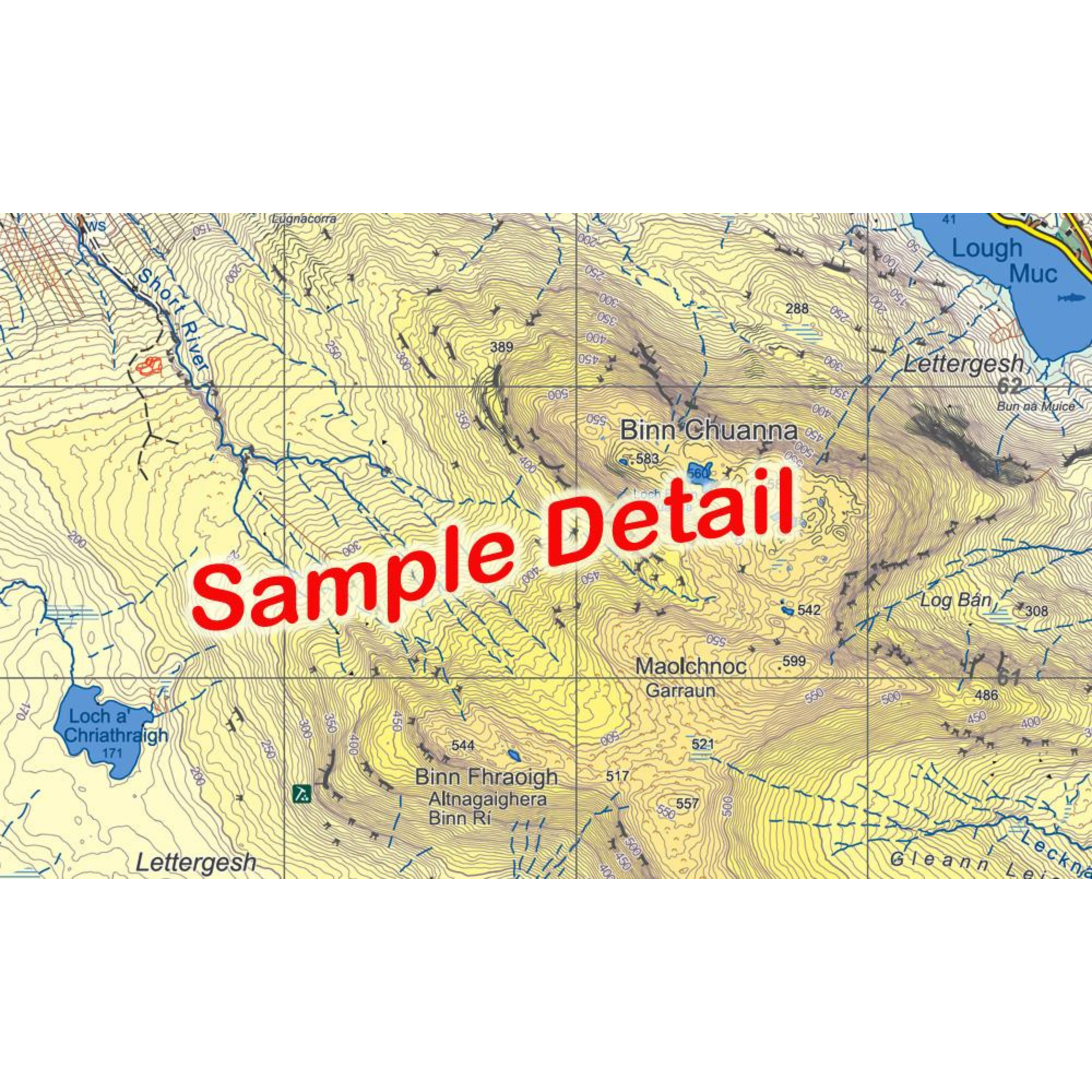 EastWest Mapping Connemara Mountains Paper Map (1:25,000)