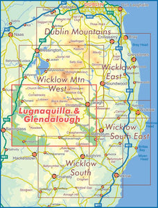EastWest Mapping Lugnaquillla & Glendalough Map (Paper)(1:25,000)