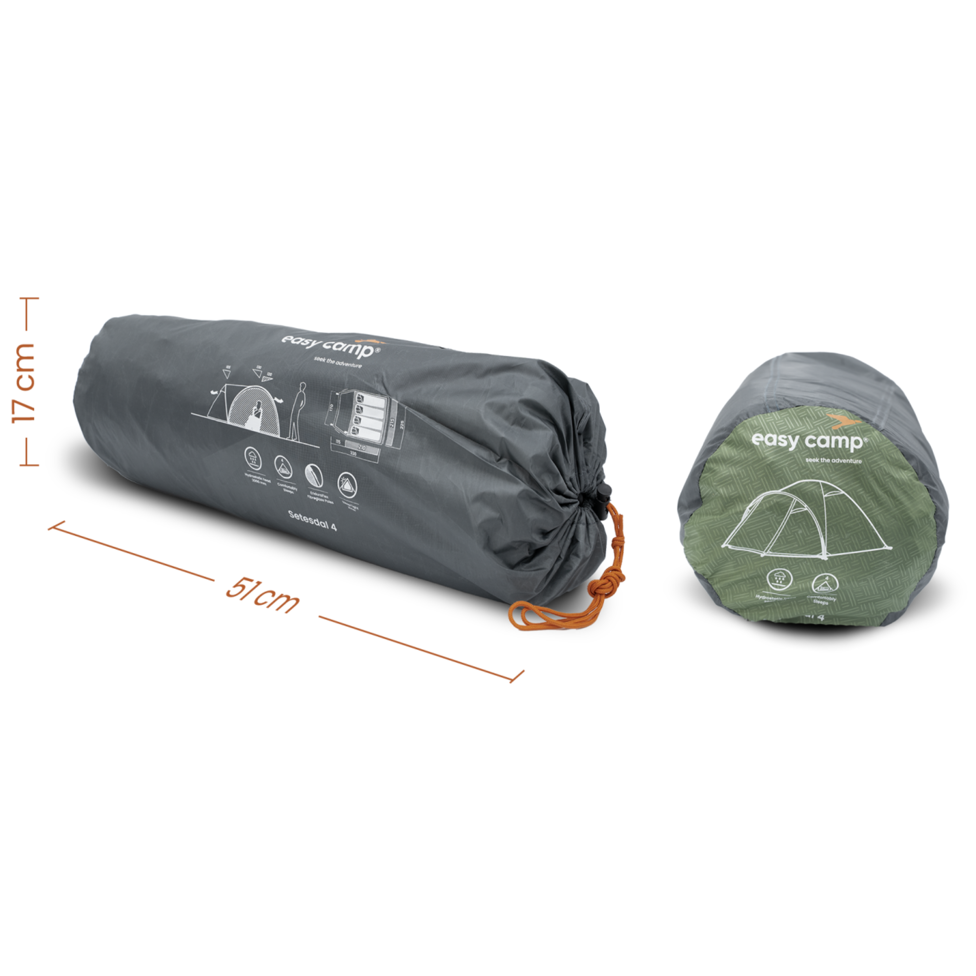 Easy Camp Setesdal 4 Tent (4 Person)