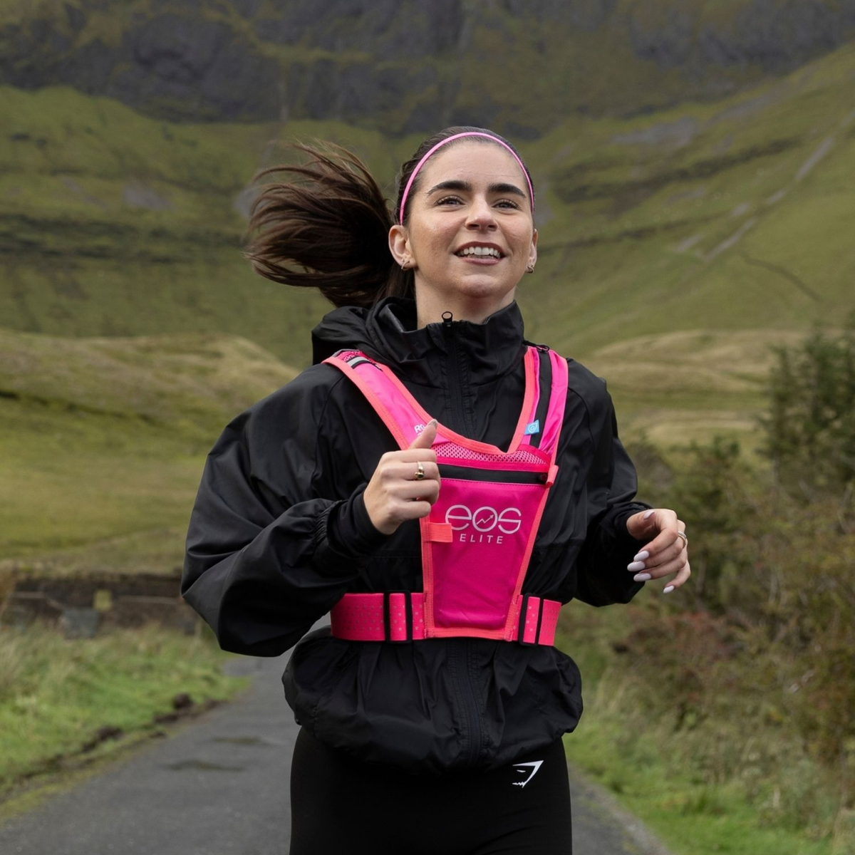 Eos Elite Unisex Rainguard 2.0 Waterproof Running Vest (Pink)