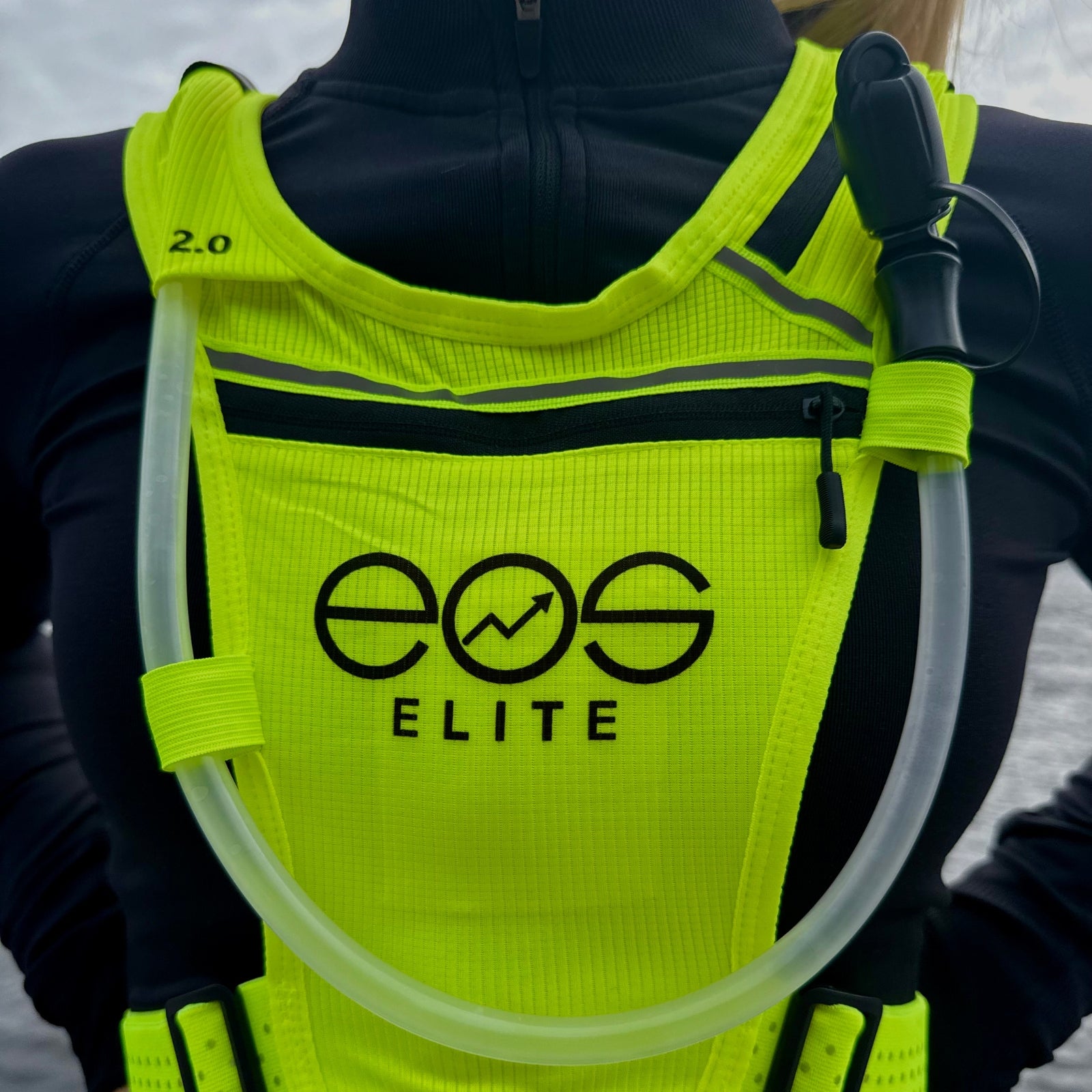 Eos Elite Unisex IllumiLight Hi-Vis Running Vest (Yellow)