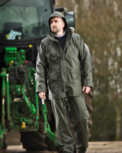 Load image into Gallery viewer, Fortress Flex Unisex Waterproof Jacket (Olive)