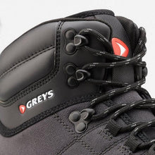 Load image into Gallery viewer, Greys Tail Felt Sole Wading Boots (Black)