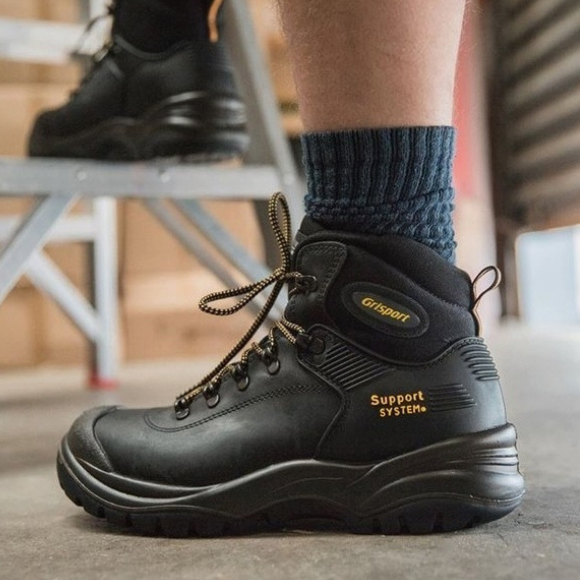 Grisport Men's Contractor Work Safety Boots (Black)