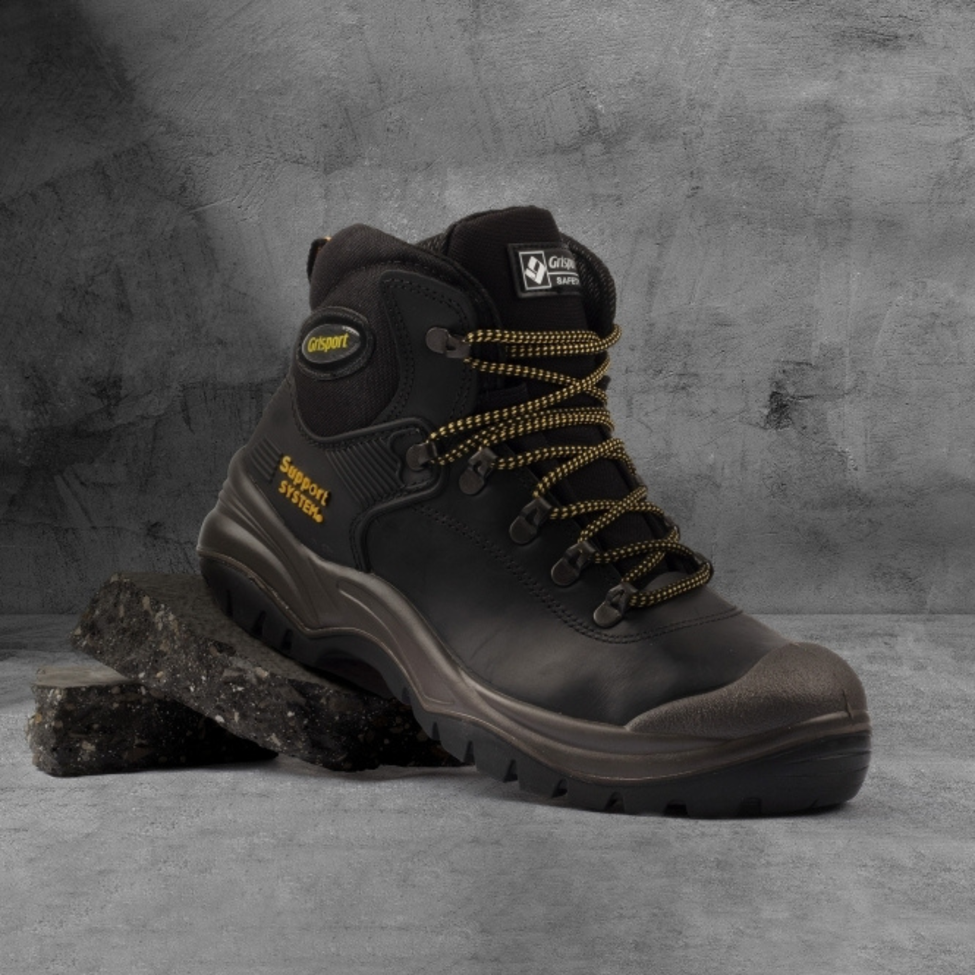 Grisport Men's Contractor Work Safety Boots (Black)