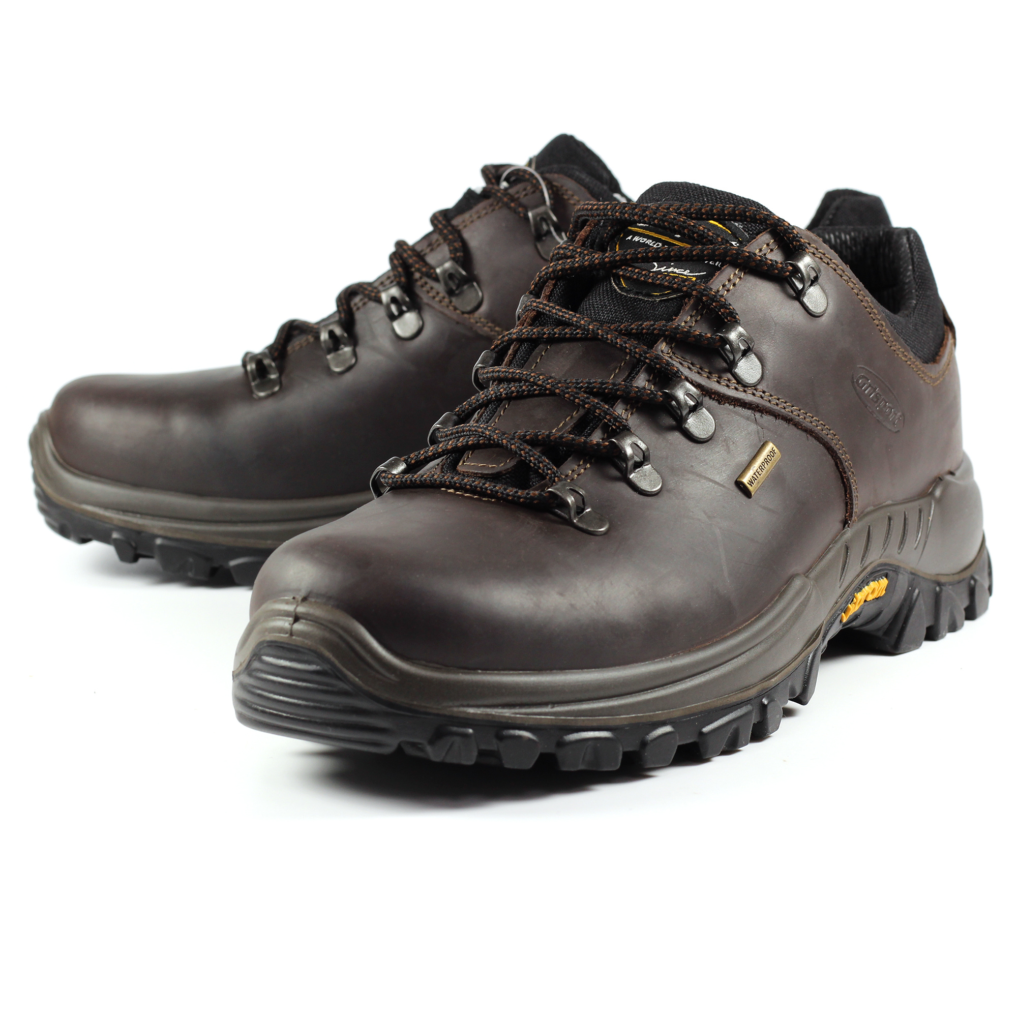 Grisport Men's Dartmoor Waterproof Walking Shoes (Brown)