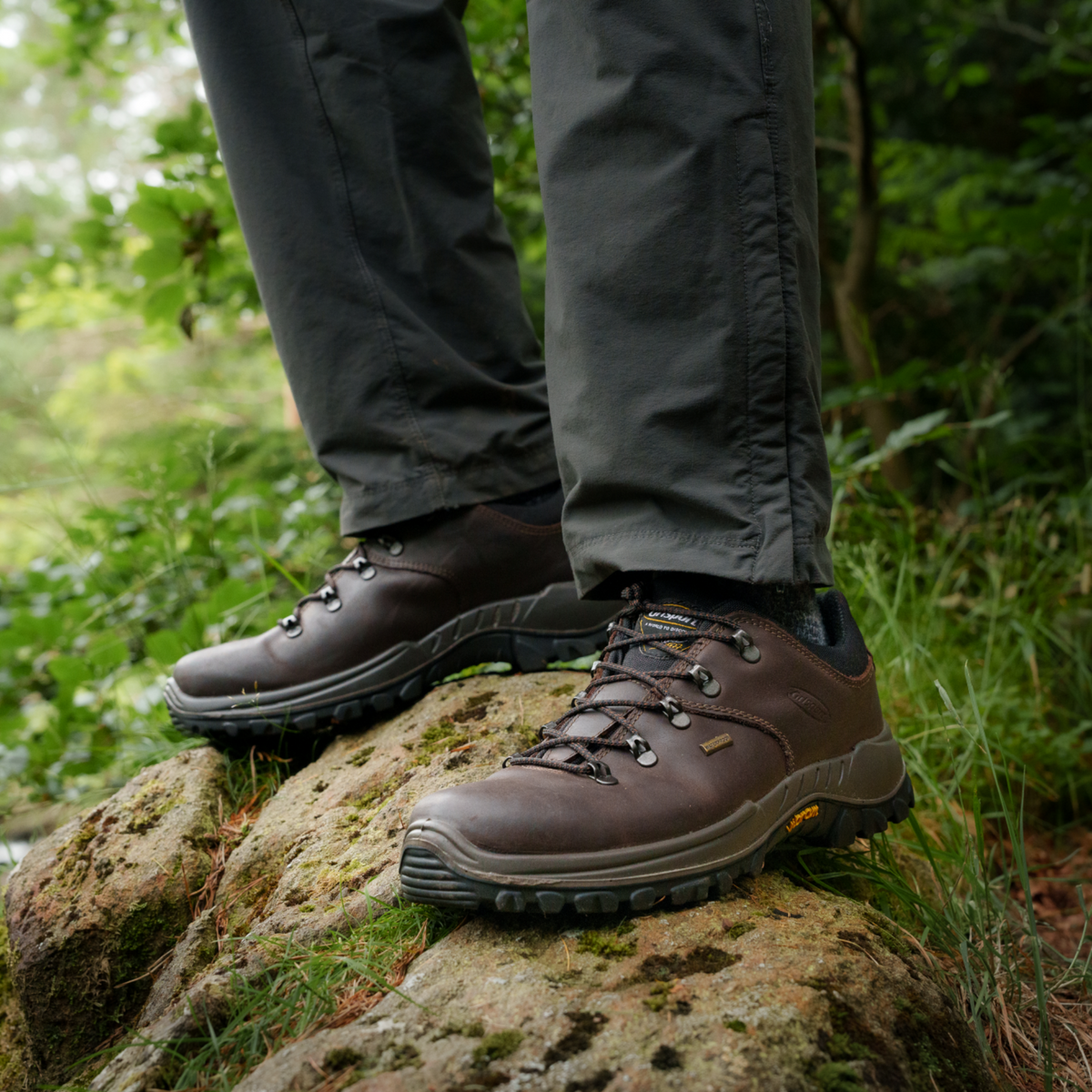 Grisport Men's Dartmoor Waterproof Walking Shoes (Brown)
