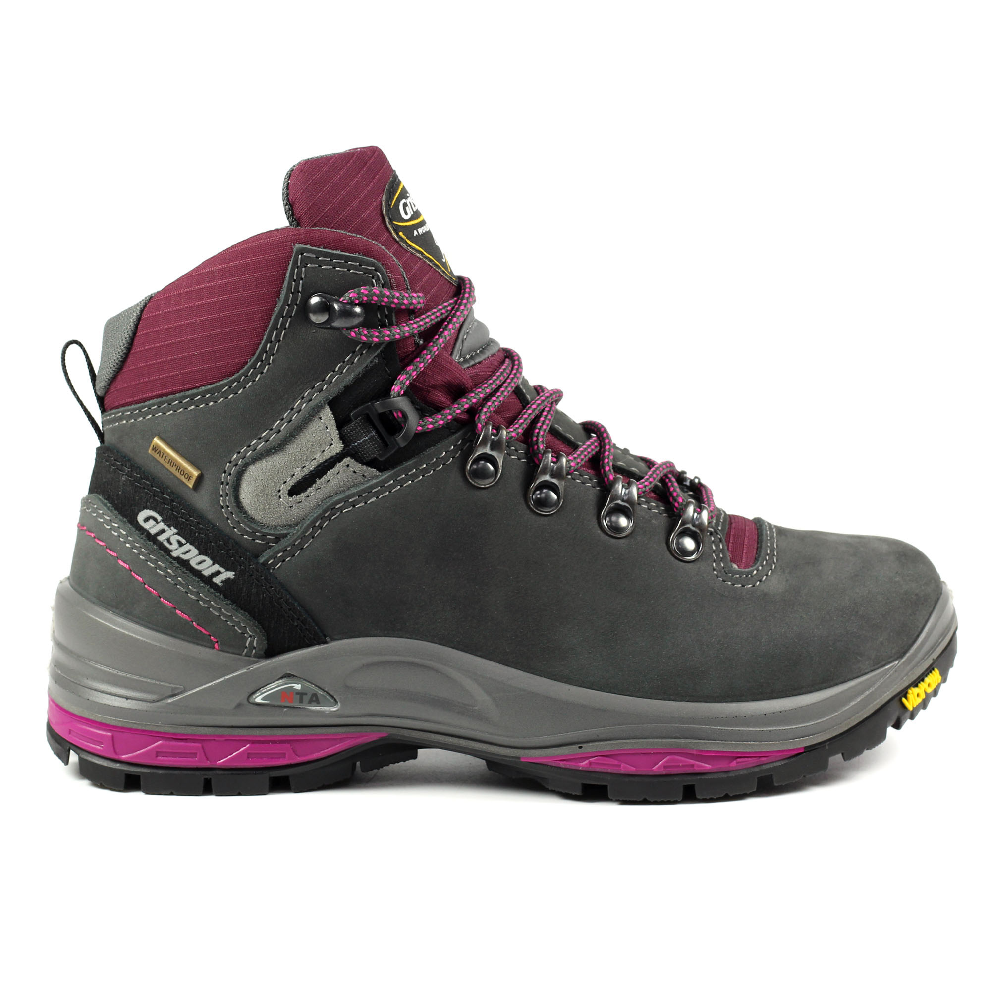 Grisport Women's Lady Glide Waterproof Hillwalking Boots (Grey)