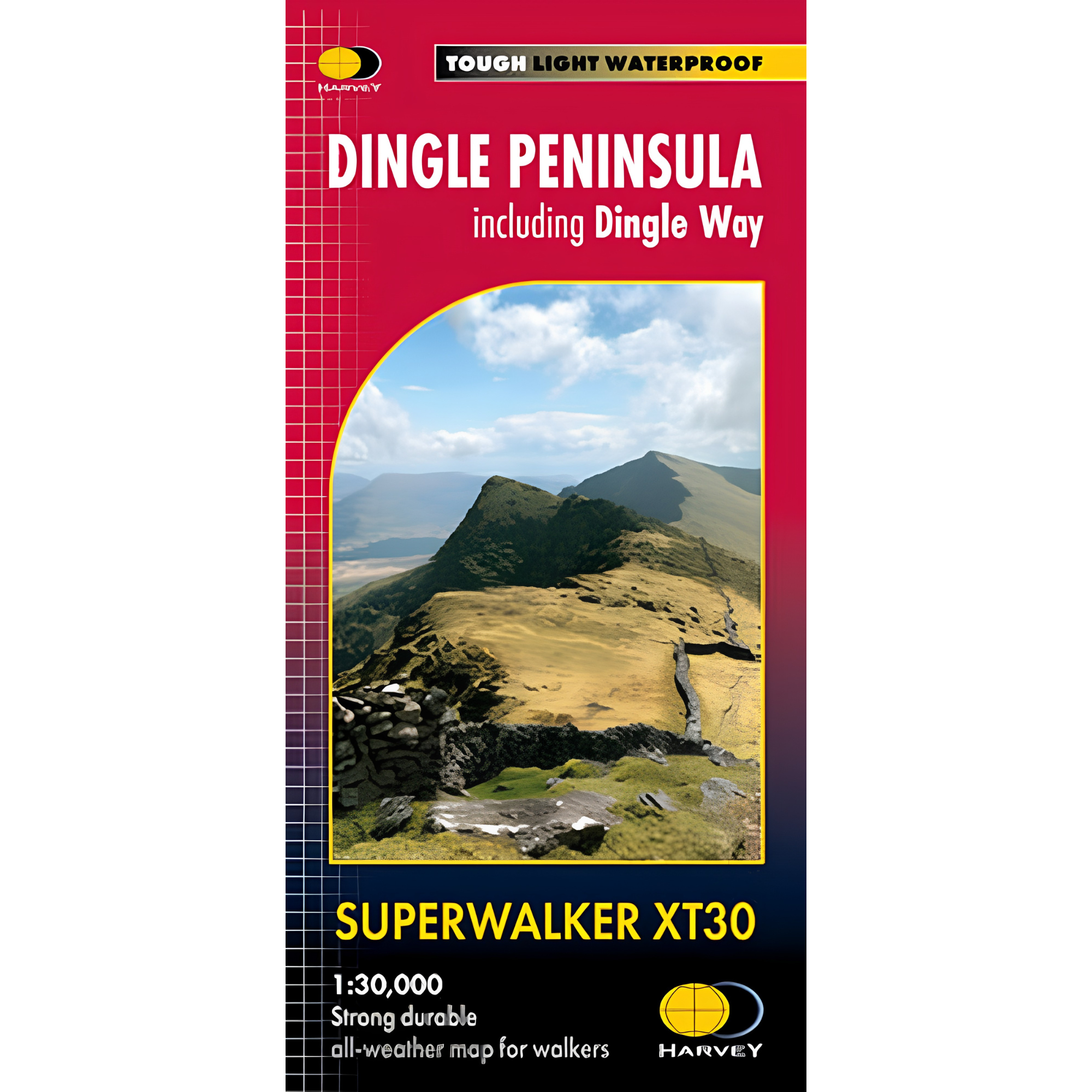 Harvey Dingle Peninsula including Dingle Way Superwalker XT30 Map 1:30,000 HDINGLEPEN