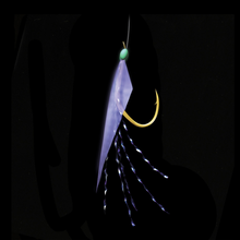 Load image into Gallery viewer, Hayabusa Sabiki EX129 UV Mackerel Skin Saltwater 6 Hook Rig (Size JP16)