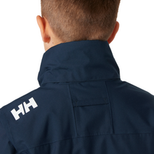 Load image into Gallery viewer, Helly Hansen Junior Crew Midlayer Hooded HT 2L Waterproof Insulated Jacket 2.0 (Navy)(Ages 8-16)