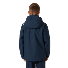 Load image into Gallery viewer, Helly Hansen Junior Crew Midlayer Hooded HT 2L Waterproof Insulated Jacket 2.0 (Navy)(Ages 8-16)