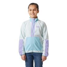 Load image into Gallery viewer, Helly Hansen Junior Marka Full Zip Fleece (Icicle)(Ages 9-14)