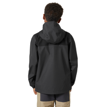 Load image into Gallery viewer, Helly Hansen Junior Vancouver Hooded HT 2L Waterproof Jacket (Ebony)(Ages 8-16)