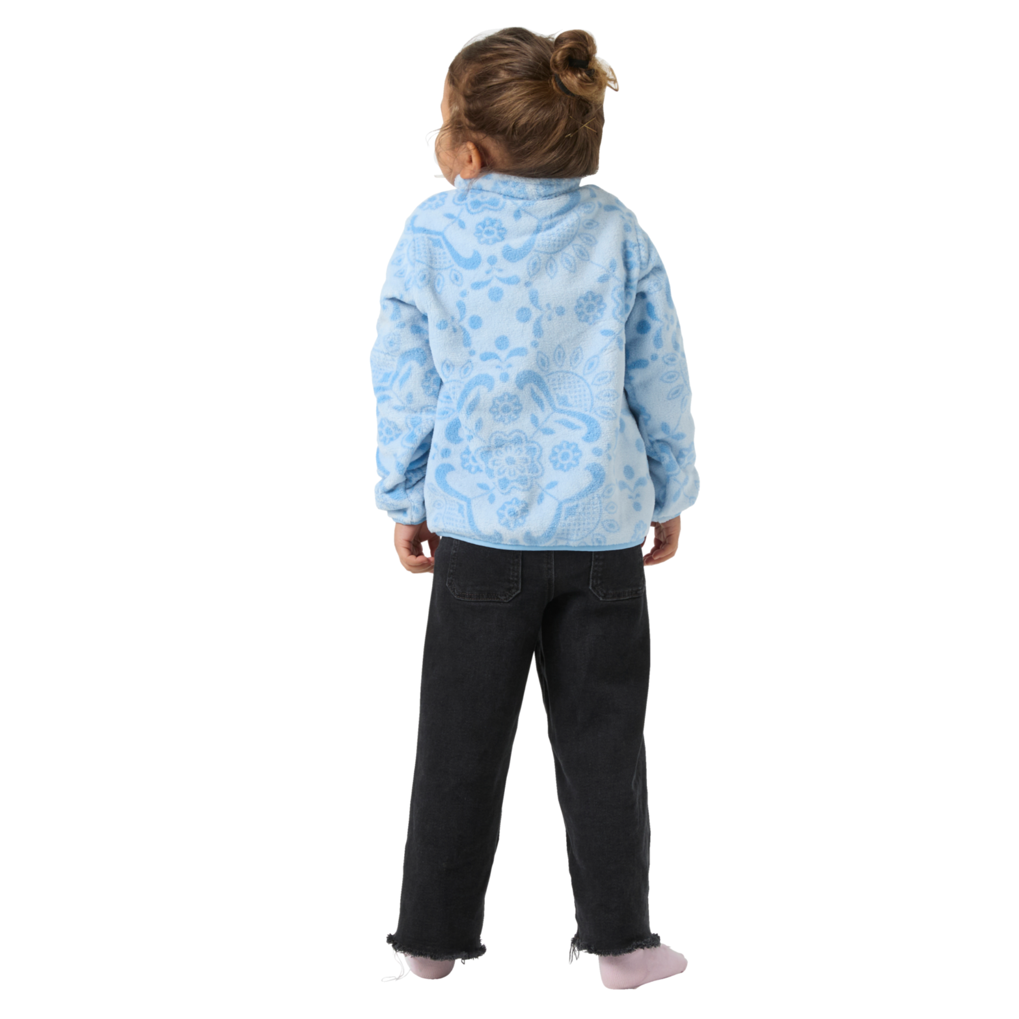 Helly Hansen Kids Chill Full Zip Fleece Jacket Bright Blue Aop 627 Bright Blue AOP 627 41122