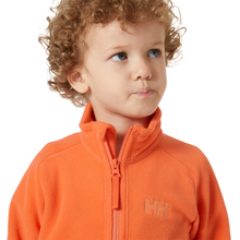 Load image into Gallery viewer, Helly Hansen Kids Daybreaker Polartec 100 Full Zip Fleece (Bonfire)(Ages 1-9)