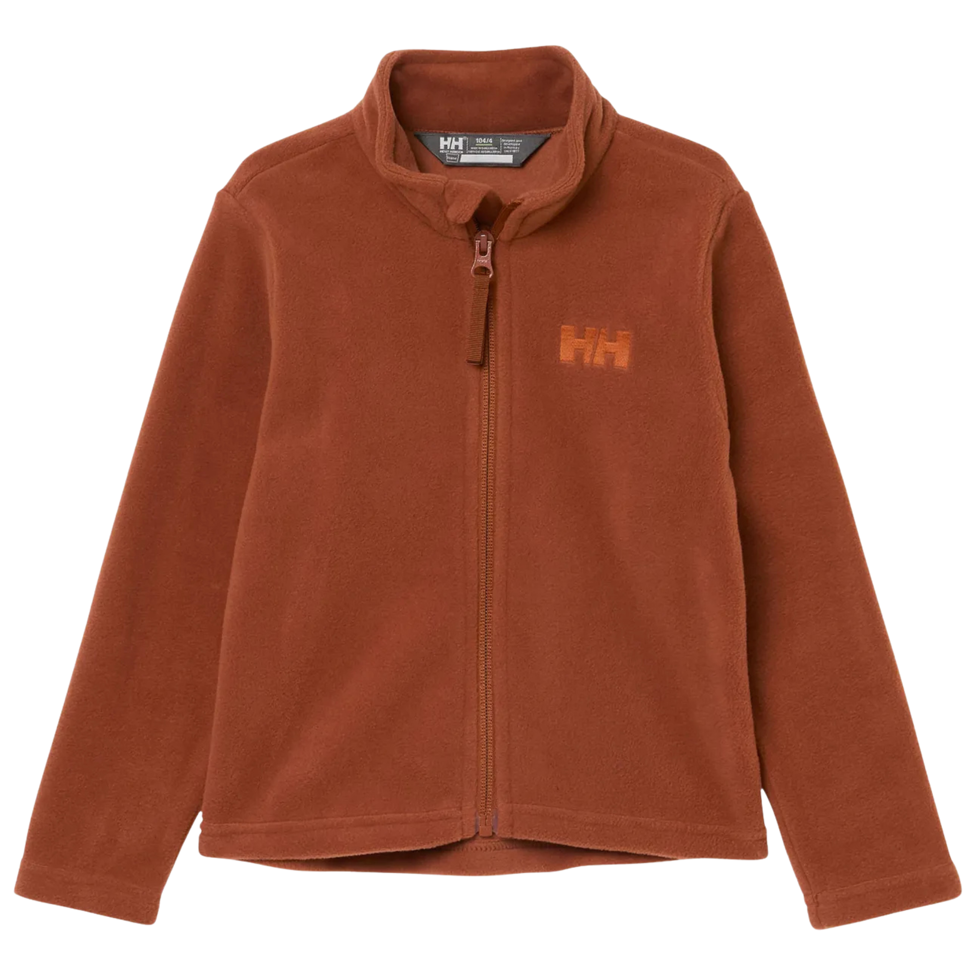 Helly Hansen Kids Daybreaker Polartec Full Zip Fleece Jacket Iron Oxide 301 40174