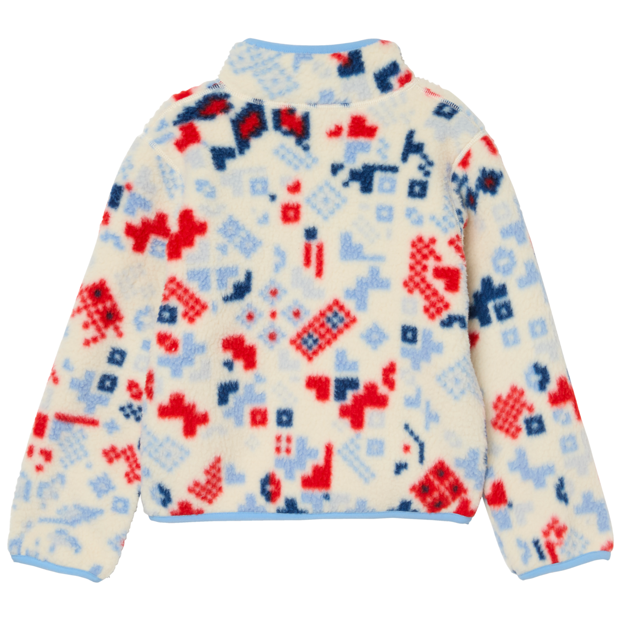 Helly Hansen Kids Frosty Pile Full Zip Fleece Jacket Cream Aop 035 40599