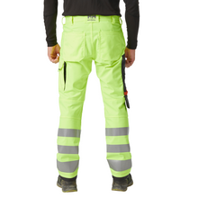 Load image into Gallery viewer, Helly Hansen Workwear Men's Alna 2.0 Hi-Vis Class 2 Work Trousers (Yellow)