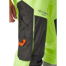 Load image into Gallery viewer, Helly Hansen Workwear Men's Alna 2.0 Hi-Vis Class 2 Work Trousers (Yellow)