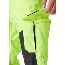 Load image into Gallery viewer, Helly Hansen Workwear Men's Alna 2.0 Hi-Vis Class 2 Work Trousers (Yellow)