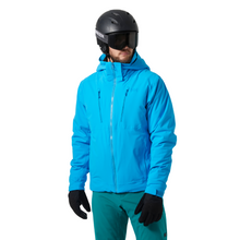 Load image into Gallery viewer, Helly Hansen Men's Alpha 4.0 Waterproof Insulated Ski Jacket (Cyan)