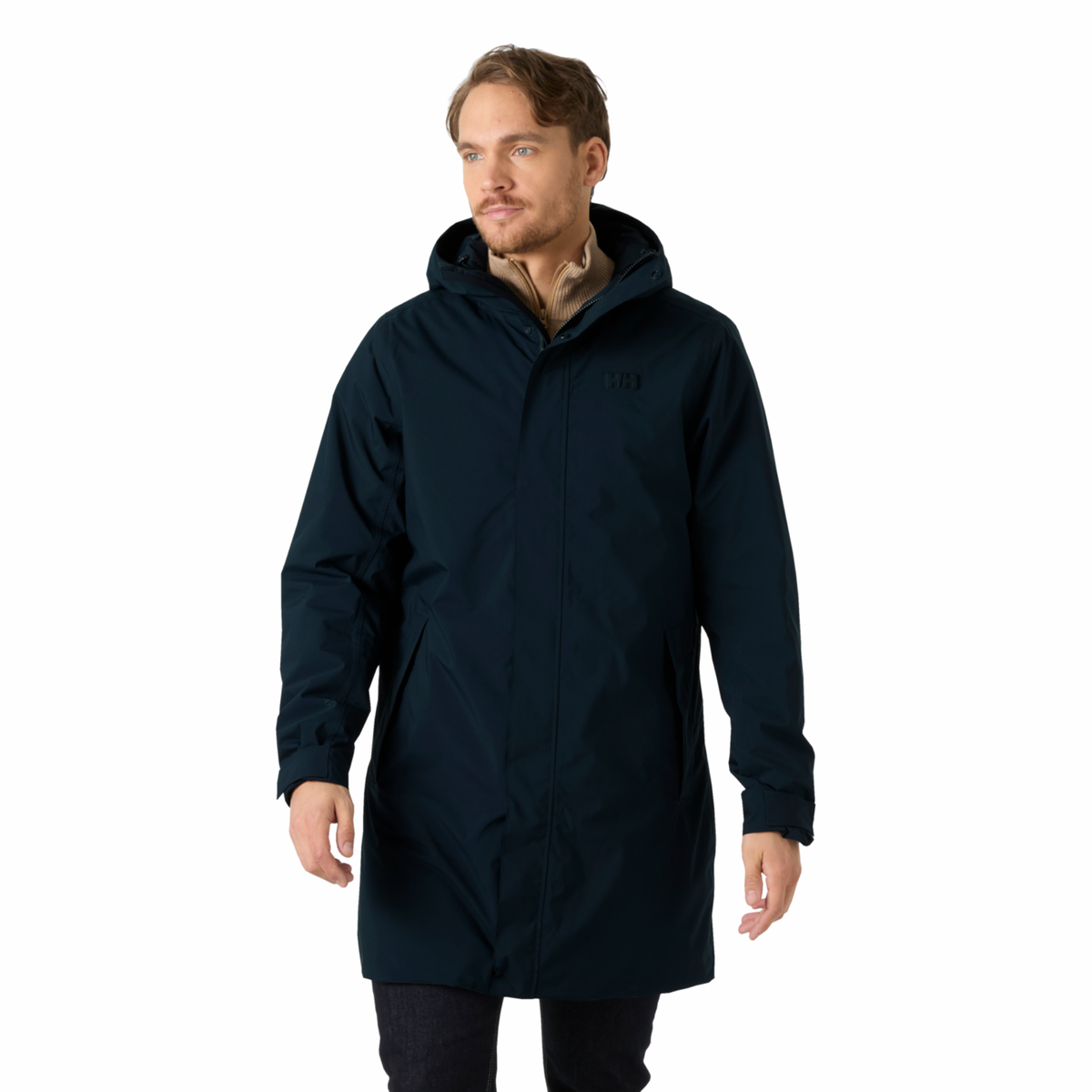 Helly Hansen Men's Brussel HT Waterproof Insulated Parka Rain Coat Navy 597 54563
