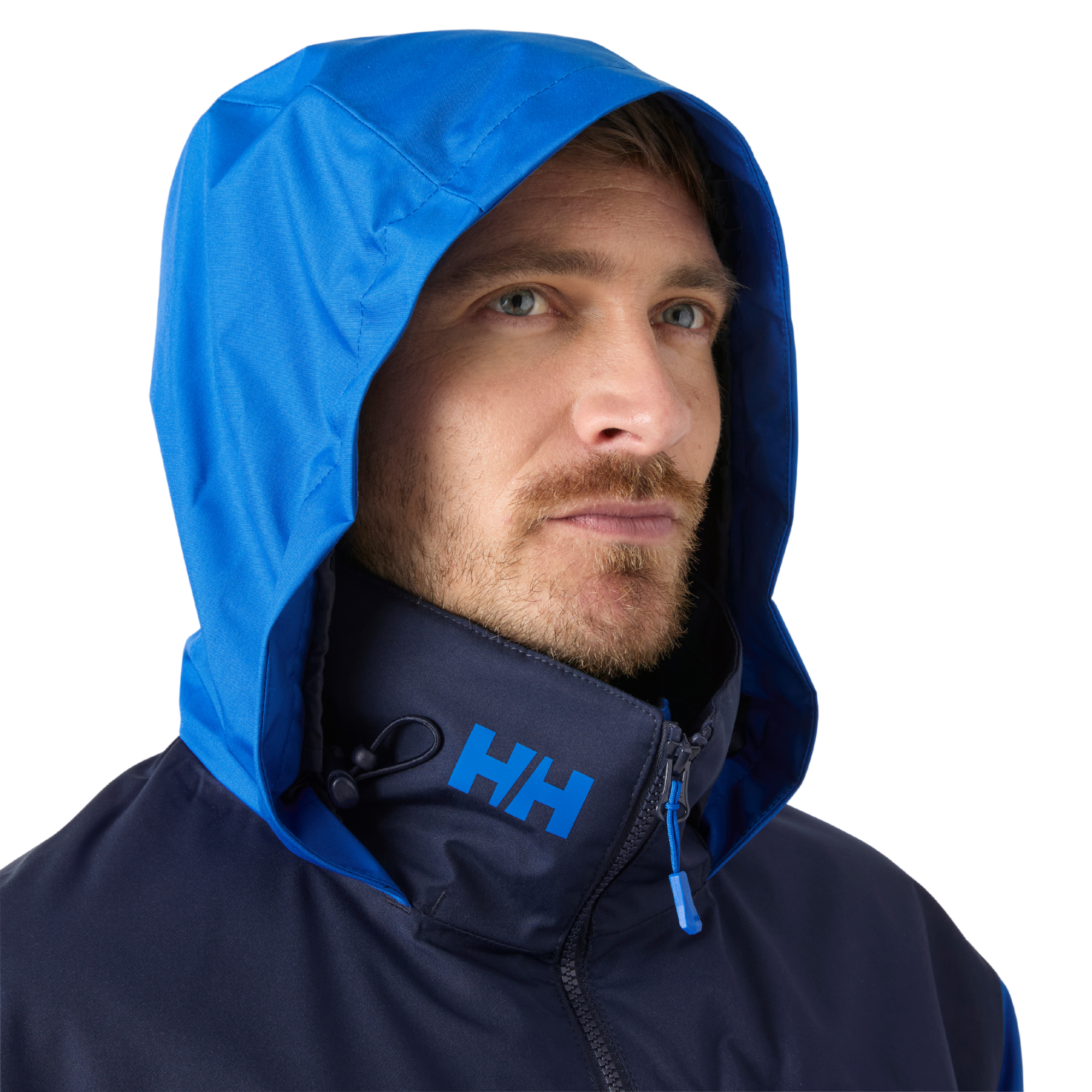 Helly Hansen Men's Crew Hooded Midlayer HT 2L Waterproof Insulated Jacket 2.0 (Cobalt 2.0)