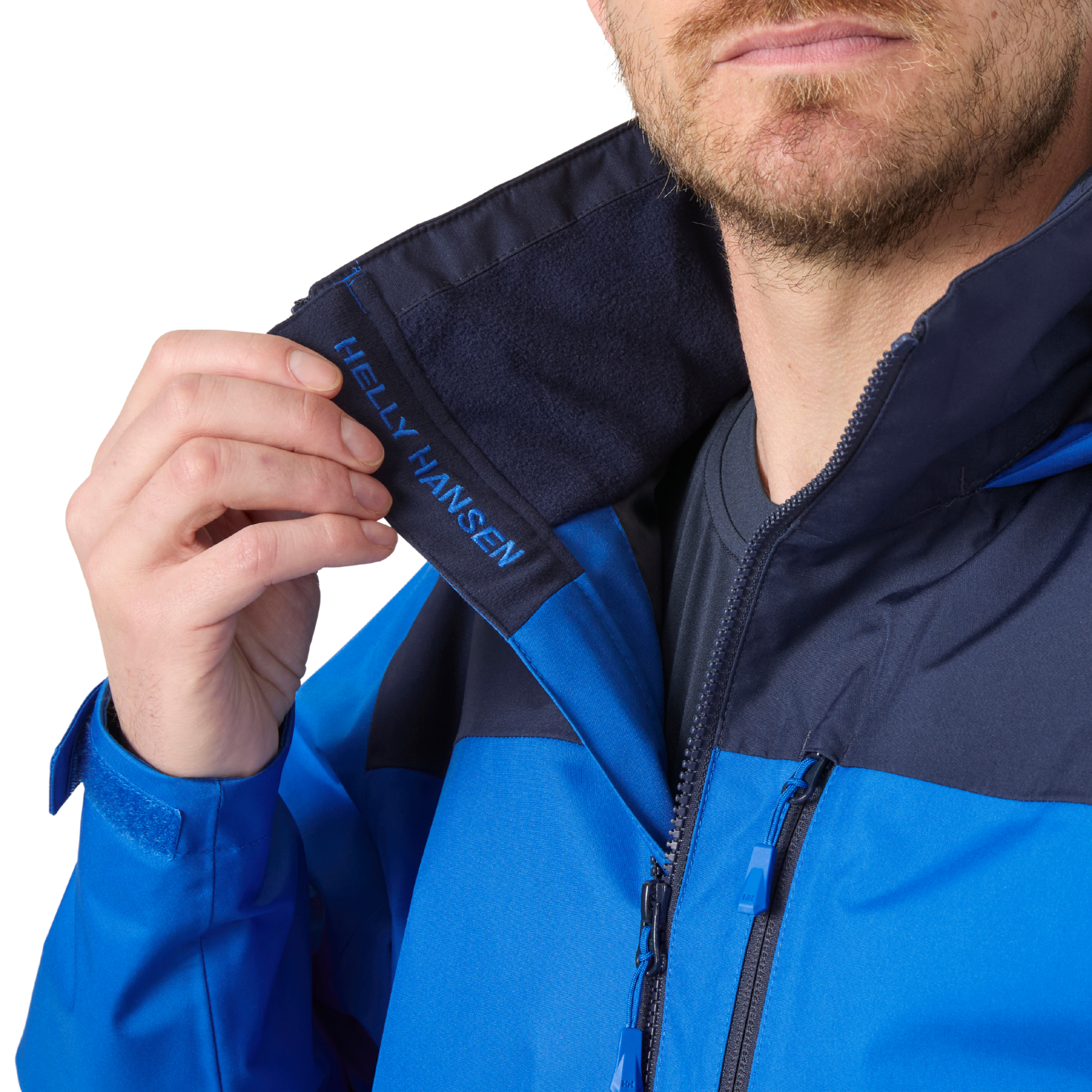 Helly Hansen Men's Crew Hooded Midlayer HT 2L Waterproof Insulated Jacket 2.0 (Cobalt 2.0)