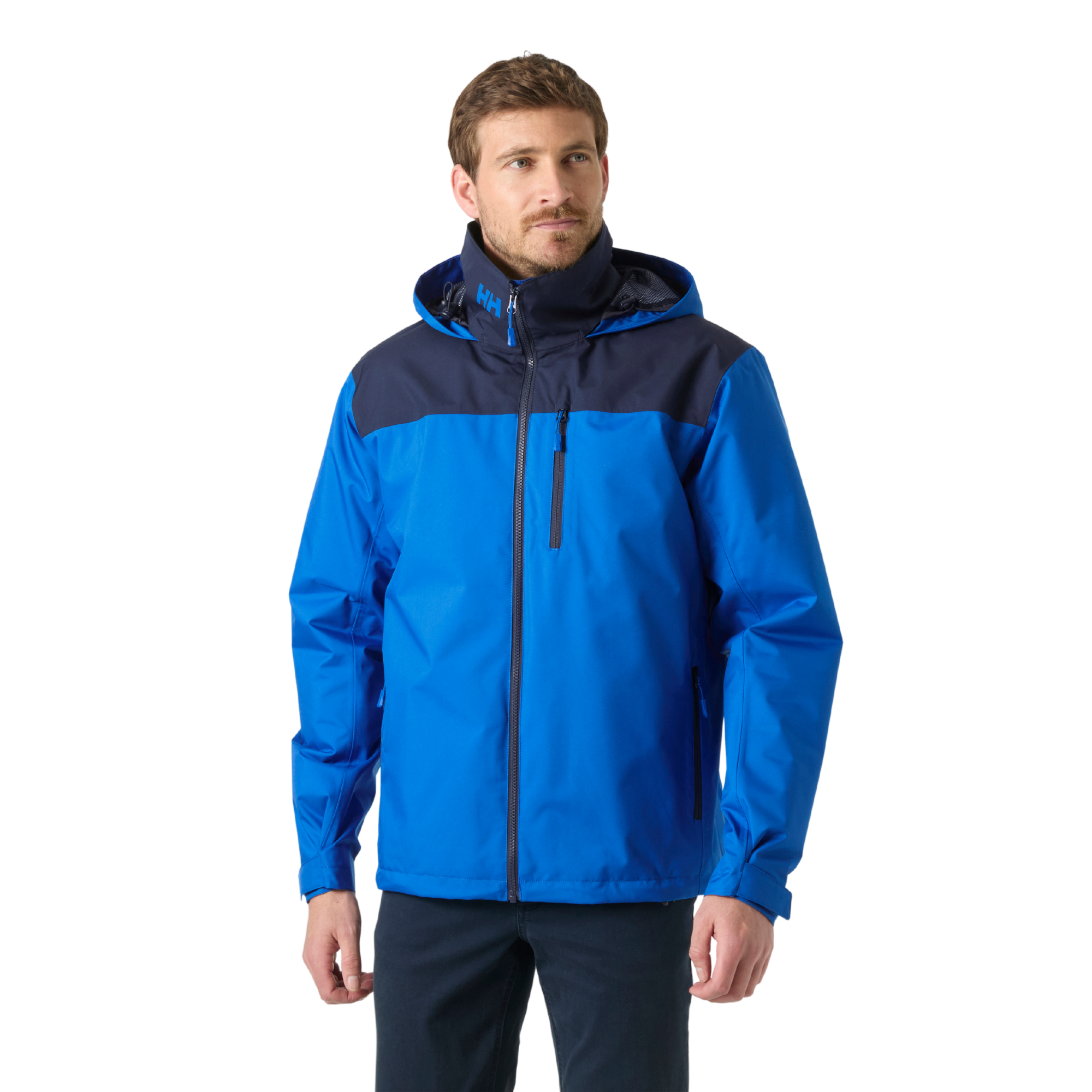 Helly Hansen Men's Crew Hooded Midlayer HT 2L Waterproof Insulated Jacket 2.0 (Cobalt 2.0)
