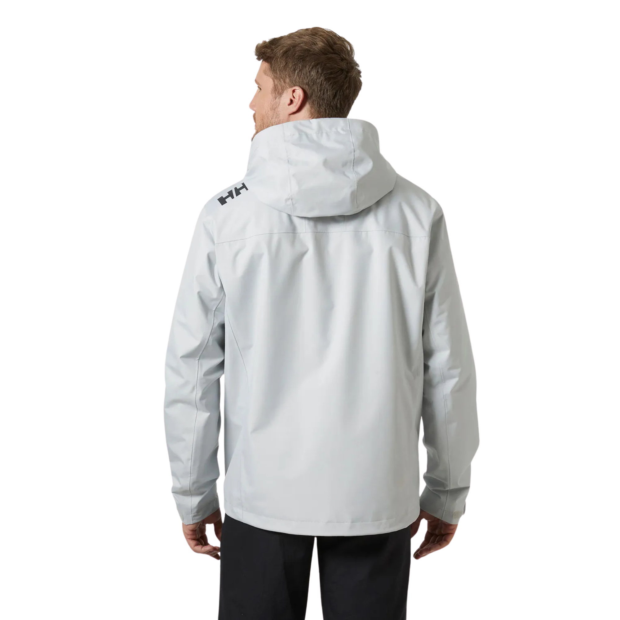 Helly Hansen Men's Crew Hooded Midlayer HT 2L Waterproof Insulated Jacket 2.0 (Grey Fog)