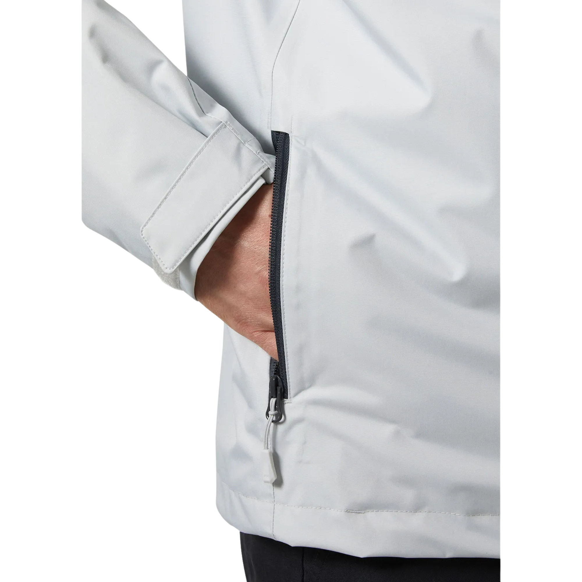 Helly Hansen Men's Crew Hooded Midlayer HT 2L Waterproof Insulated Jacket 2.0 (Grey Fog)