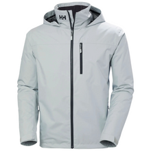 Load image into Gallery viewer, Helly Hansen Men's Crew Hooded Midlayer HT 2L Waterproof Insulated Jacket 2.0 (Grey Fog)