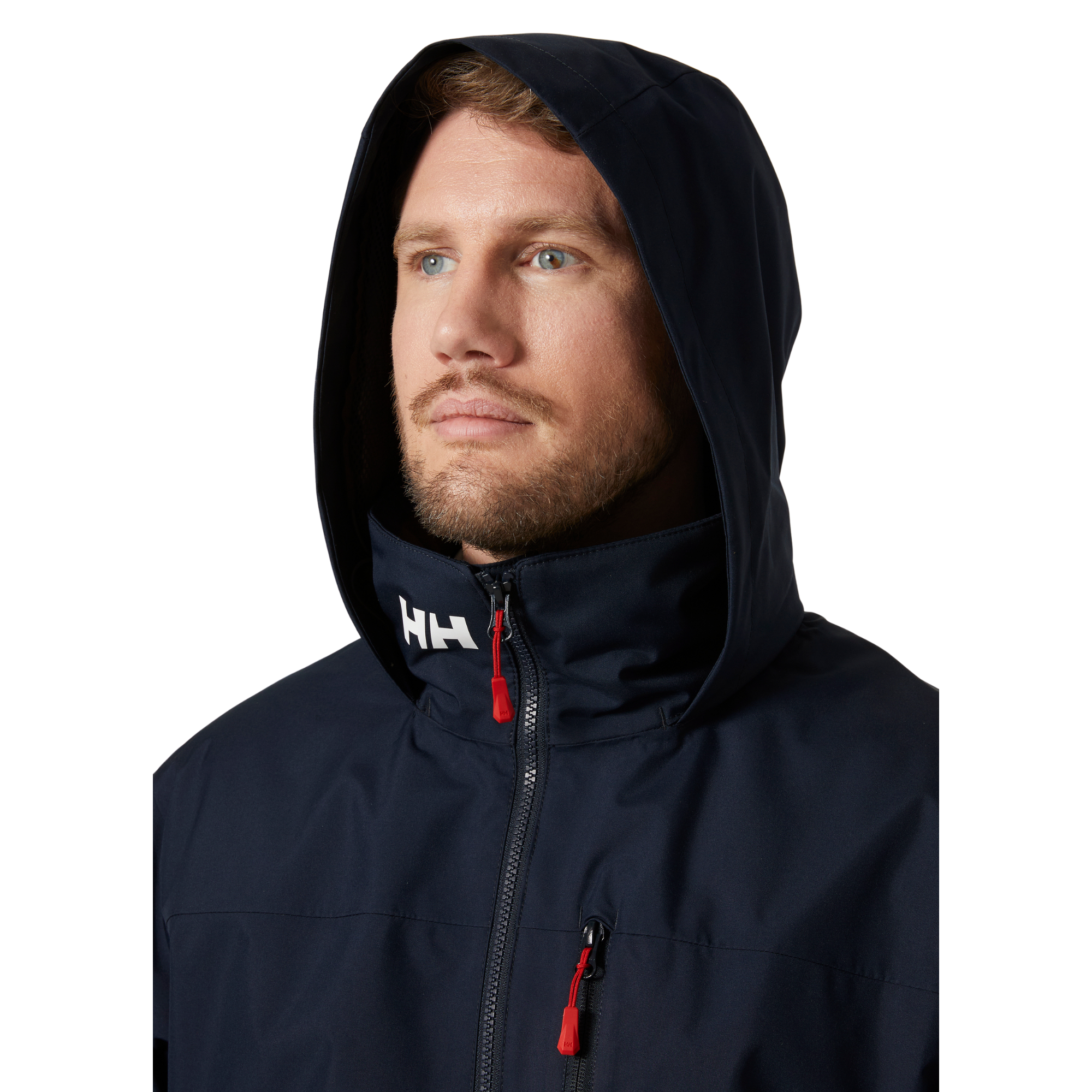 Helly Hansen Men's Crew Hooded Midlayer HT 2L Waterproof Insulated Jacket 2.0 (Navy)